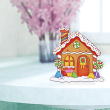 Load image into Gallery viewer, Round Desktop Diamond Painting Ornament Candy House Crystal Painting Desktop Kit
