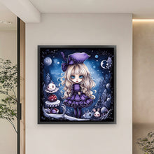 Load image into Gallery viewer, Huancan - Halloween Witch - 60*60CM 11CT 3 Stamped Cross Stitch