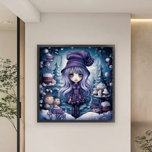 Load image into Gallery viewer, Huancan - Halloween Witch - 60*60CM 11CT 3 Stamped Cross Stitch