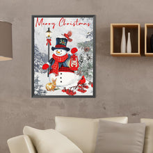 Load image into Gallery viewer, Snowman 30*40CM(Canvas) Full Round Drill Diamond Painting