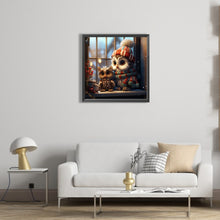 Load image into Gallery viewer, Winter Night Animals 40*40CM(Picture) Full Round Drill Diamond Painting
