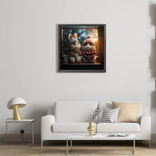 Load image into Gallery viewer, Winter Night Animals 40*40CM(Picture) Full Round Drill Diamond Painting