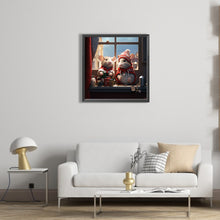 Load image into Gallery viewer, Winter Night Animals 40*40CM(Picture) Full Round Drill Diamond Painting