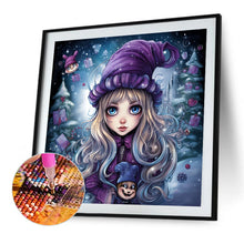Load image into Gallery viewer, Winter Girl 40*40CM(Picture) Full Round Drill Diamond Painting