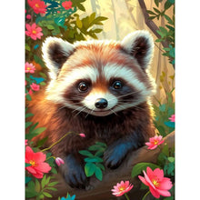 Load image into Gallery viewer, Raccoon 30*40CM(Canvas) Full Round Drill Diamond Painting