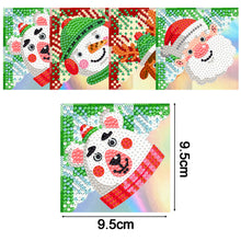 Load image into Gallery viewer, 4Pcs PVC DIY Diamond Painting Bookmark Art Projects Gift (Cartoon Snowman 7)