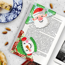 Load image into Gallery viewer, 4Pcs PVC DIY Diamond Painting Bookmark Art Projects Gift (Cartoon Snowman 7)