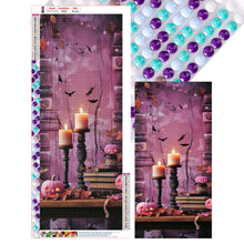 Load image into Gallery viewer, Halloween Desk 30*70CM(Canvas) Full Round Drill Diamond Painting