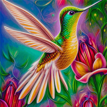 Load image into Gallery viewer, Huancan - Hummingbird - 50*50CM 11CT 3 Stamped Cross Stitch