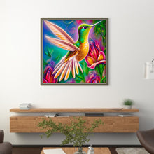 Load image into Gallery viewer, Huancan - Hummingbird - 50*50CM 11CT 3 Stamped Cross Stitch