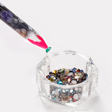 Load image into Gallery viewer, 12PCS Diamond Painting Pen Self Adhesive with Pencil Sharpener (Rose Red)