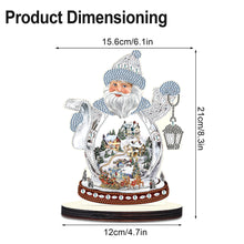 Load image into Gallery viewer, Christmas 2PCS Wooden Xmas Snowman Desktop Diamond Painting Ornament (4)