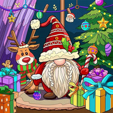 Load image into Gallery viewer, Christmas Gnome 40*40CM(Picture) Full Round Drill Diamond Painting