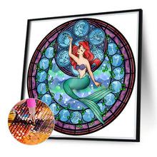 Load image into Gallery viewer, Ariel The Mermaid 40*40CM(Canvas) Full Round Drill Diamond Painting