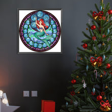 Load image into Gallery viewer, Ariel The Mermaid 40*40CM(Canvas) Full Round Drill Diamond Painting