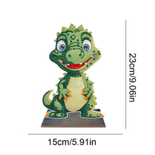 Load image into Gallery viewer, Wooden Desktop Diamond Painting Ornament Diamond Table Decor (Dragon Baby 4)
