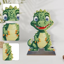 Load image into Gallery viewer, Wooden Desktop Diamond Painting Ornament Diamond Table Decor (Dragon Baby 4)