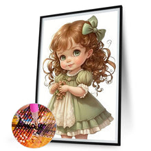 Load image into Gallery viewer, Little Girl 30*45CM(Canvas) Full Round Drill Diamond Painting