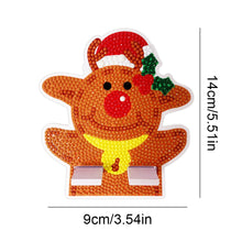 Load image into Gallery viewer, Diamond Painting Desktop Cellphone Stand Gift for Girls (Christmas Elk)