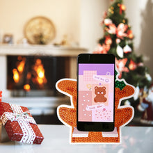 Load image into Gallery viewer, Diamond Painting Desktop Cellphone Stand Gift for Girls (Christmas Elk)
