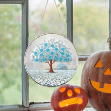 Load image into Gallery viewer, Suncatcher Double Sided Diamond Painting Art Hanging Decoration (Tree of Life)