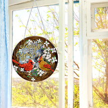 Load image into Gallery viewer, Suncatcher Double Sided Diamond Painting Hanging Decoration (Freckled Bird)