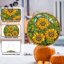 Load image into Gallery viewer, Suncatcher Double Sided Diamond Painting Art Hanging Decoration (Sunflower)