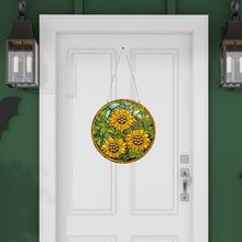 Load image into Gallery viewer, Suncatcher Double Sided Diamond Painting Art Hanging Decoration (Sunflower)
