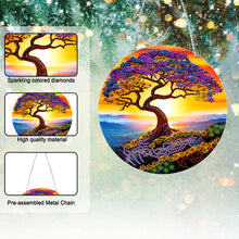 Load image into Gallery viewer, Suncatcher Double Sided Diamond Painting Hanging Decor (The Cliff Tree of Life)