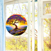 Load image into Gallery viewer, Suncatcher Double Sided Diamond Painting Hanging Decor (The Cliff Tree of Life)