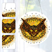 Load image into Gallery viewer, Suncatcher Double Sided Diamond Painting Art Hanging Decoration (Evil Bat)