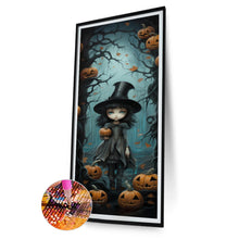 Load image into Gallery viewer, Halloween Forest Witch 30*70CM(Canvas) Full Round Drill Diamond Painting