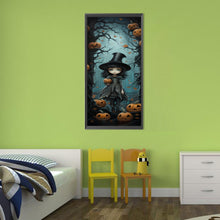 Load image into Gallery viewer, Halloween Forest Witch 30*70CM(Canvas) Full Round Drill Diamond Painting