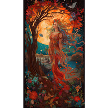 Load image into Gallery viewer, Beauty Under The Moon 40*70CM(Picture) Full Round Drill Diamond Painting