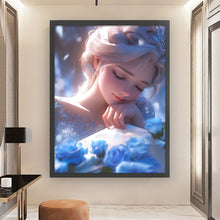 Load image into Gallery viewer, Yishu - Mermaid Princess Ariel - 50*65CM 11CT 3 Stamped Cross Stitch