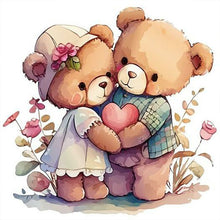 Load image into Gallery viewer, Care Bears 40*40CM(Canvas) Full Round Drill Diamond Painting