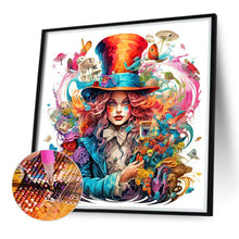 Load image into Gallery viewer, Mad Hatter Alice 40*40CM(Canvas) Full Round Drill Diamond Painting