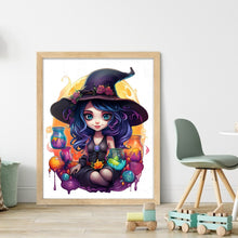 Load image into Gallery viewer, Huancan - Witch - 40*50CM 11CT 3 Stamped Cross Stitch