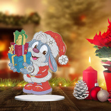 Load image into Gallery viewer, Christmas Special Shape Diamond Art Table Decor for Home Office Table Decor (Xmas Bunny2)