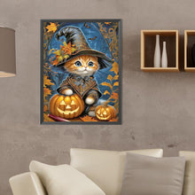Load image into Gallery viewer, Halloween Cats And Dogs 30*40CM(Canvas) Full Round Drill Diamond Painting