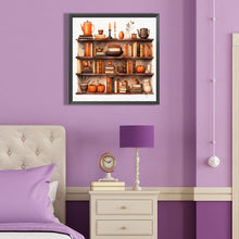 Load image into Gallery viewer, Locker And Pumpkin 40*40CM(Canvas) Full Round Drill Diamond Painting