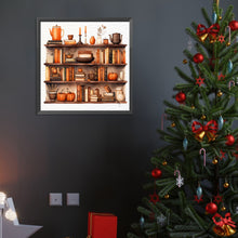 Load image into Gallery viewer, Locker And Pumpkin 40*40CM(Canvas) Full Round Drill Diamond Painting