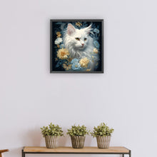 Load image into Gallery viewer, Cat 30*30CM(Canvas) Full Round Drill Diamond Painting