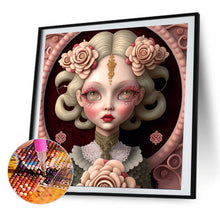 Load image into Gallery viewer, Flowers And Girls 40*40CM(Picture) Full Round Drill Diamond Painting