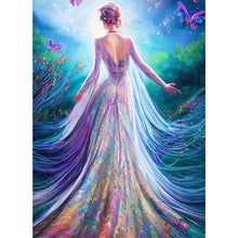 Load image into Gallery viewer, Garden Princess Back 40*55CM(Picture) Full Round Drill Diamond Painting