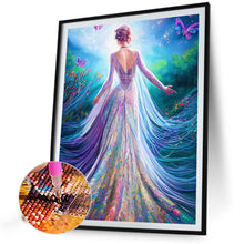 Load image into Gallery viewer, Garden Princess Back 40*55CM(Picture) Full Round Drill Diamond Painting