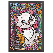 Load image into Gallery viewer, Yishu - Marie Cat - 50*70CM 11CT 3 Stamped Cross Stitch