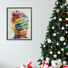 Load image into Gallery viewer, Macaron Stacking Game 30*40CM(Canvas) Full Round Drill Diamond Painting