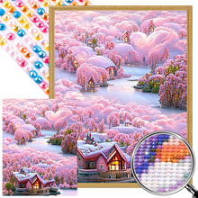 Load image into Gallery viewer, Dreamy Cloud Town 50*65CM(Picture) Full Round Drill Diamond Painting