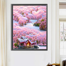 Load image into Gallery viewer, Dreamy Cloud Town 50*65CM(Picture) Full Round Drill Diamond Painting
